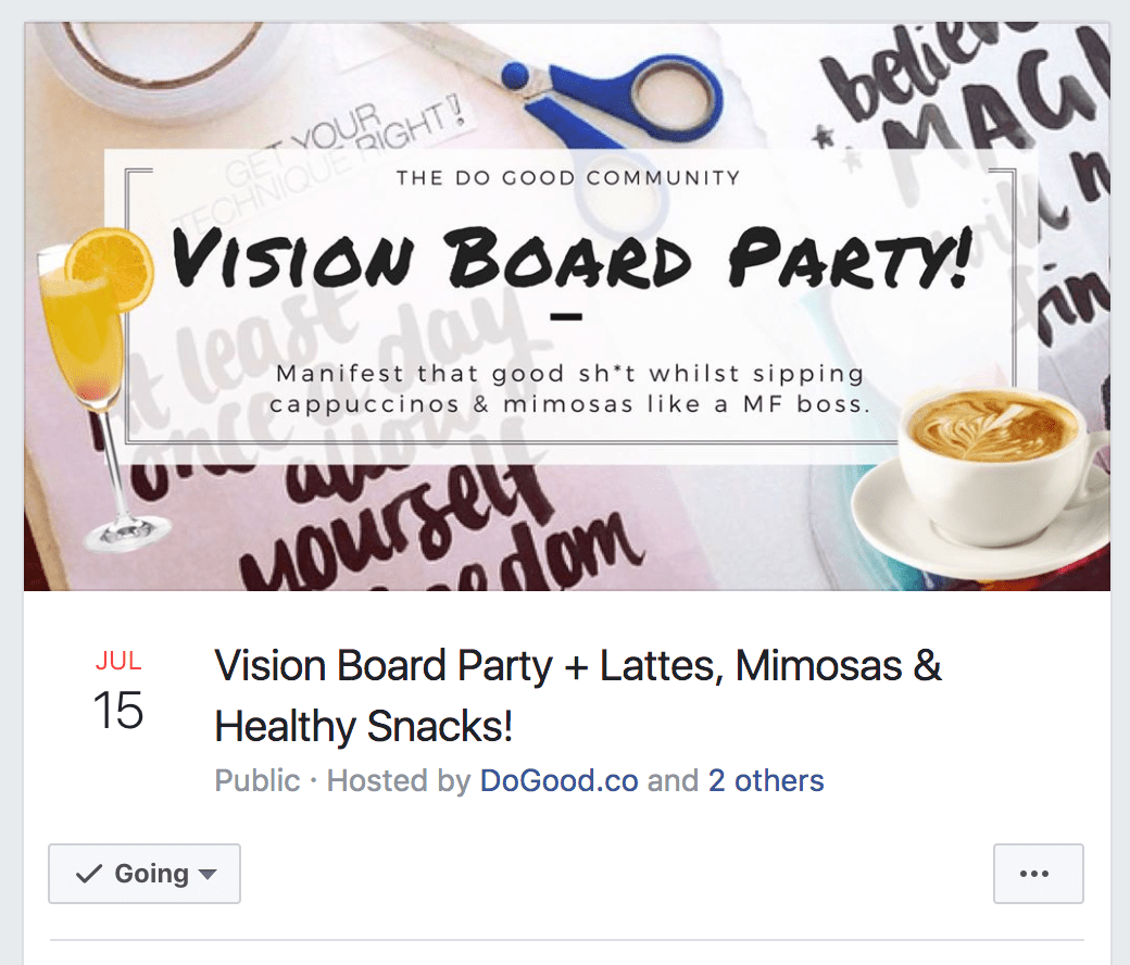 How to host a vision board party